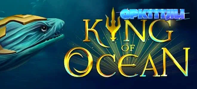 Pemandangan bawah laut yang penuh dengan ikan dan meriam dalam game King of Ocean
